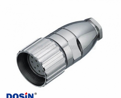 623系列M23连接器19芯电源连接器19芯母头焊线式插头623-19A