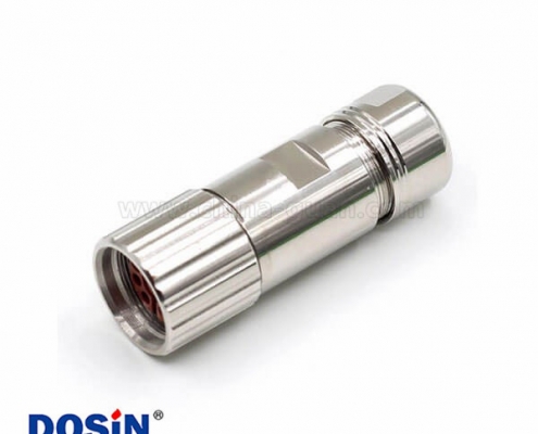 安费洛M23连接器12芯母插头接线式工业机器人专业