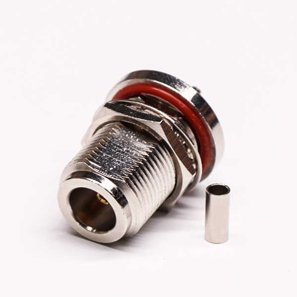 N型直母头穿墙压接式接线连接器带防水圈 DOSIN-805-0355 N型直母头穿墙压接式接线连接器带防水圈 DOSIN-805-0355