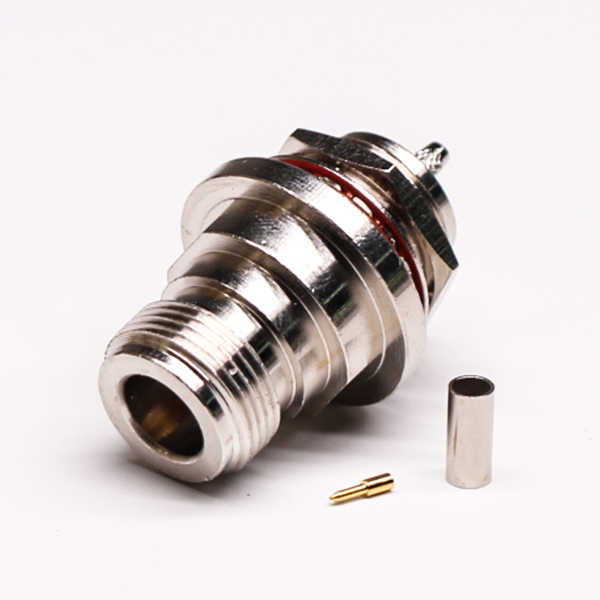 n型同轴连接器直式180度穿墙公头公针压接式接线 DOSIN-805-0322 n型同轴连接器直式180度穿墙公头公针压接式接线 DOSIN-805-0322