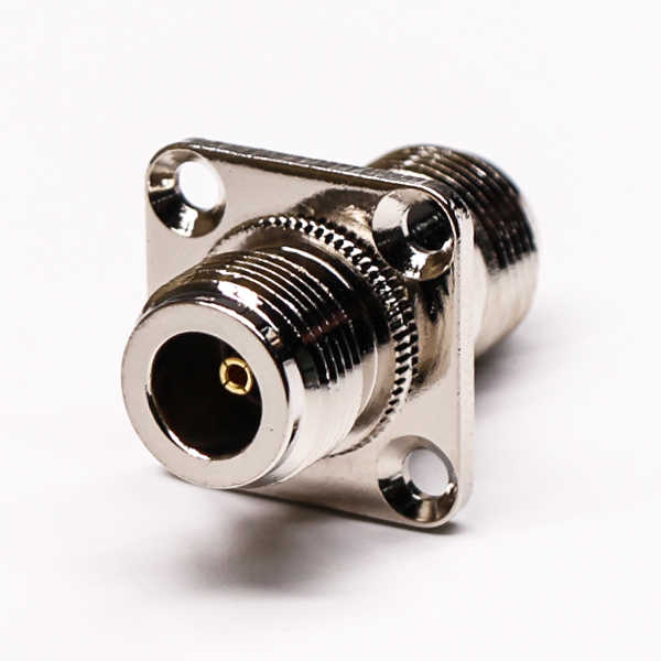 法兰式连接器直式母头转接头四孔法兰 DOSIN-818-0501 法兰式连接器直式母头转接头四孔法兰 DOSIN-818-0501